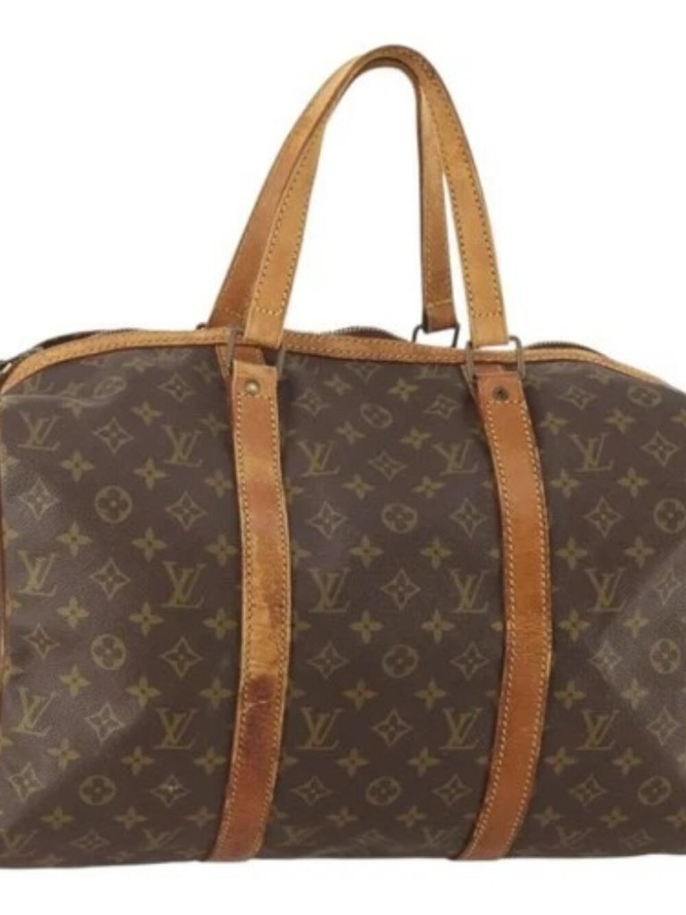 LOUIS VUITTON Monogram Sac Souple 45 Boston Bag M41624 LV Auth 165284